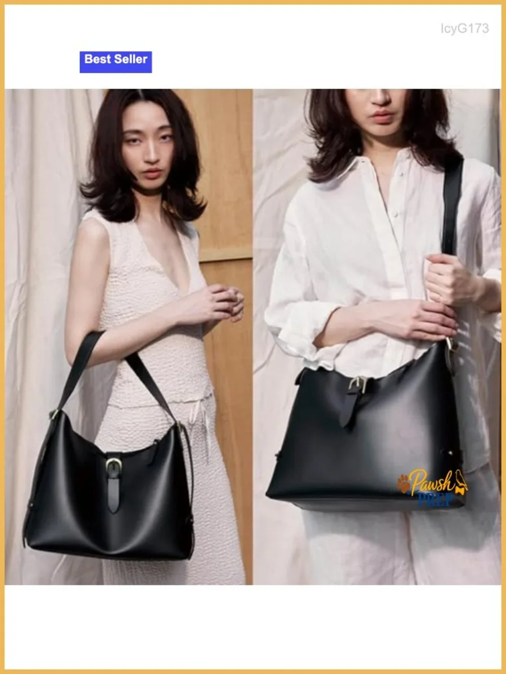 Vegan Leather Hobo Bag Shoulder Crossbody Tote for Women